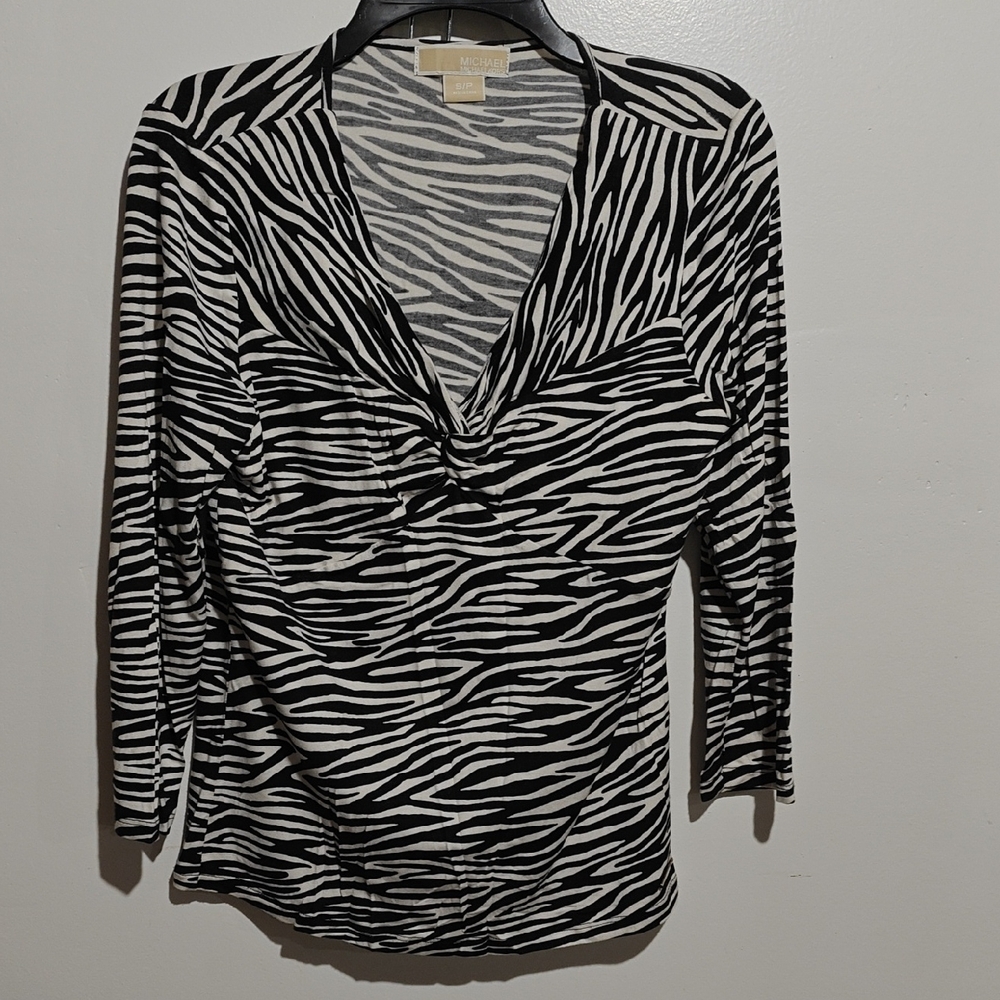 Michael Kors Zebra Patterned Blouse